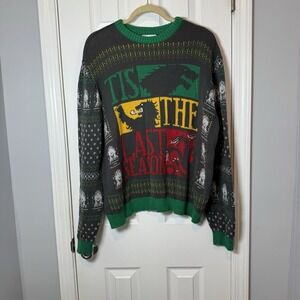 Game of Thrones Ugly Christmas Sweater Mens‎ 2x Tis the Last Season Sweatshirt